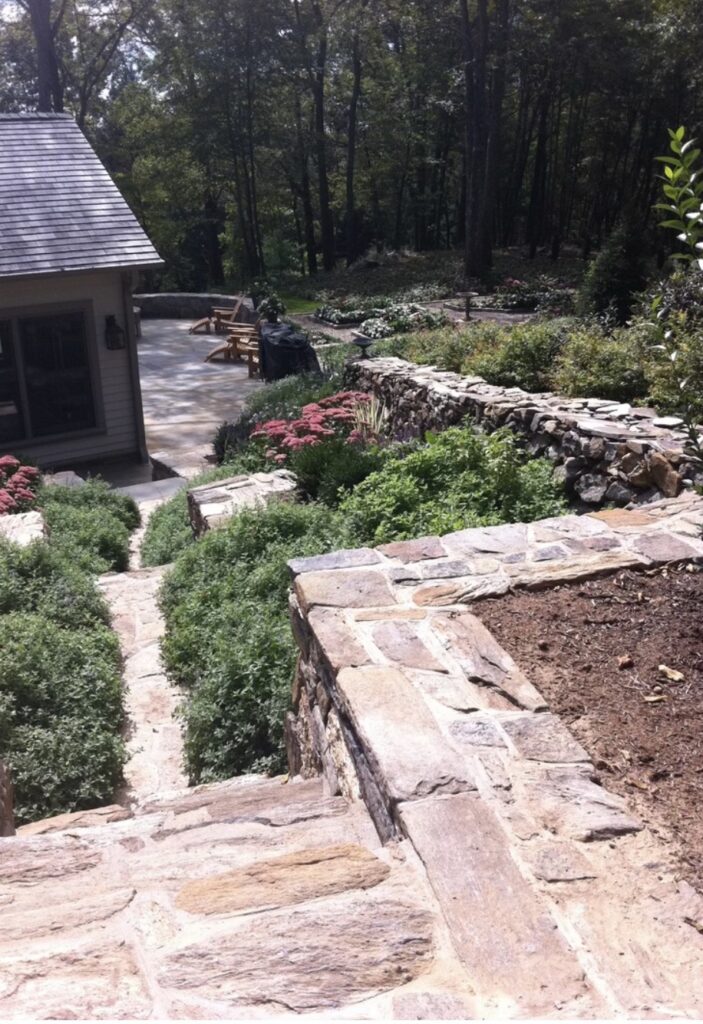 Fairfield County Stone Wall Construction