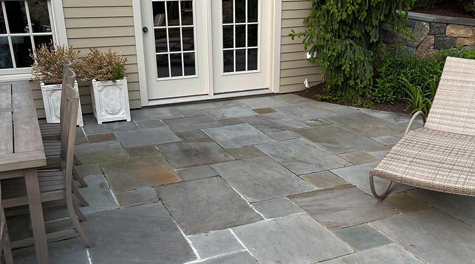 Blue Stone Patio Repair in Greenwich CT