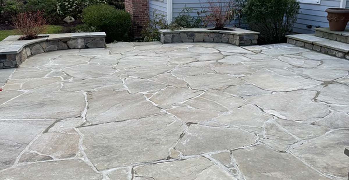 Weston CT Repointing Stone Patio