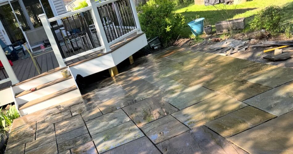 Bethel, CT Bluestone Patio Installation