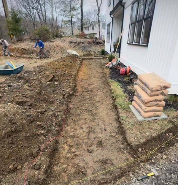 Modern Walkway Transformation in New Milford CT
