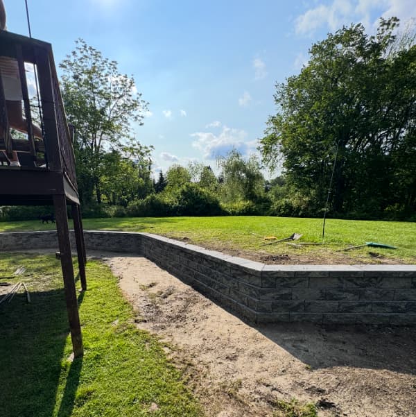 Southbury CT Retaining Wall Installation