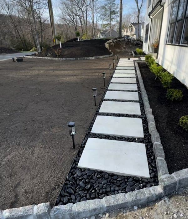 New Milford CT Modern Walkway Transformation